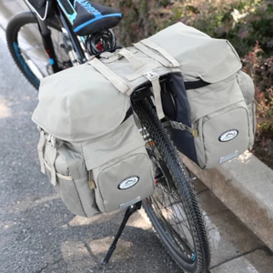 Waterproof Heavy Duty Electric Bike Ebike Bicycle Rear Rack Saddle Bags - Picture 1 of 4