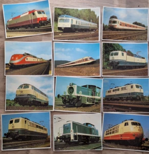 12x Postal Trenes Tren Ferrocarril Locomotora Fotos Modelismo - Imagen 1 de 11