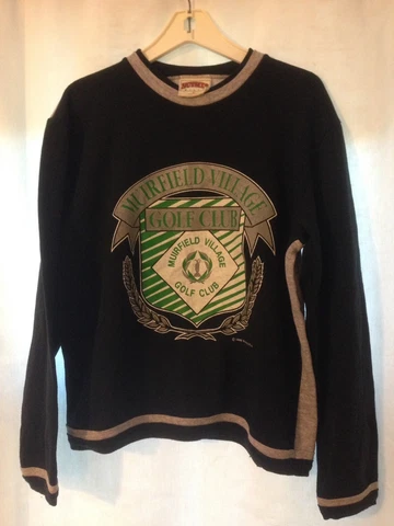 Vintage 1980's Muirfield Village Golf Club Sweatshirt Columbus Ohio Memorial Lg Cover