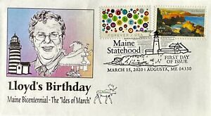 AFDCS 5456 Celebrate Lloyd's Birthday The Ides of March Maine Statehood
