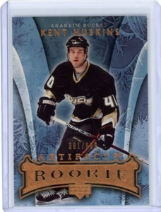 Artefactos de cubierta superior 2007-08 novato #164 Kent Huskins 381/999 - Imagen 1 de 2