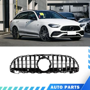 For 2022-2024 C300 C43 Front Grilles Modify Upgrade AM G GT50 GT53 GT Black - Picture 1 of 3