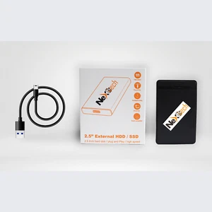 Nextech 2.5 Externe HDD/SSD Festplatte/Plug and Play/High Speed - Bild 1 von 4
