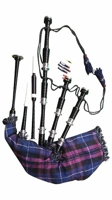 Great Highland волынки шотландская волынка серебряные количества с /chanter - Изображение 1 из 4