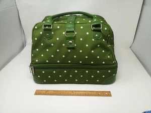 Temp-Tations NUEVO Bolsa Aislada Cuadrada Plato para Hornear/Trivet Puntos Verdes Cazuela - Imagen 1 de 9