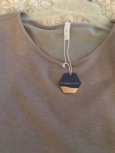 pink blush plus size maternity dress - Picture 1 of 3