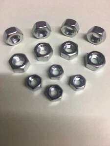 0BA, 2BA, 4BA, 5BA, 6BA y 8Ba Imperial, BZP, color propio, tuercas hexagonales completas. - Imagen 1 de 2