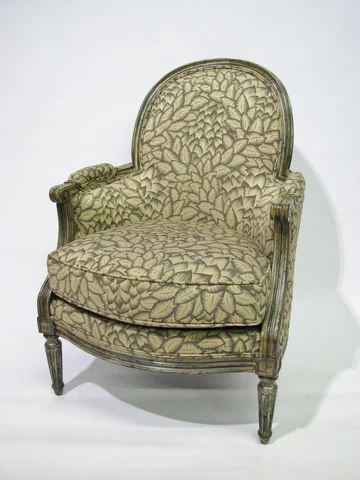 High-End Custom French Louis XVI Style Armchair by Interior Crafts Cover