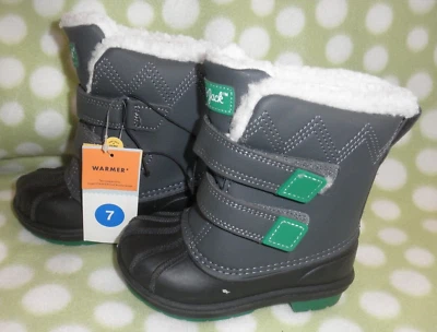 NWT Toddler CAT & JACK Denver Waterproof Winter Boots, Dark Gray, size 7 - Изображение 1 из 2