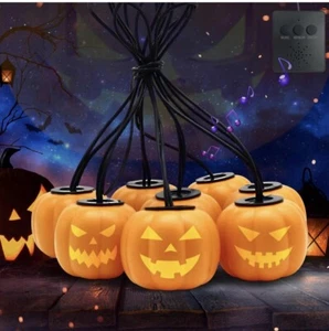 Halloween String Lights Animated And Had Music - Picture 1 of 12