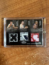 ‘03-‘04 Hoops Hot Prospects 11 /50 Ginobili, Steve Nash Francis Triple Patch HOF