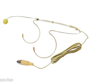 Pro Headworn Headset Boom Microphone for Sure Wireless Mic Bodypack Transmitter - Picture 1 of 3