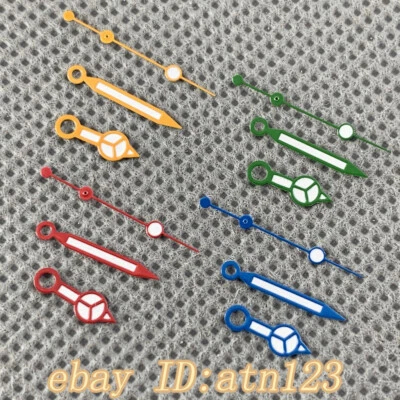 GOUTENT Lancette orologio verde blu rosso adatte a NH35 NH36 ETA 2824 2836 Miyota 8205 8215 Mingzhu