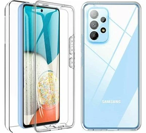 Handy Hülle für Samsung S24 S25 Ultra S23 S22 A55 Klar 360° Full Body Gel Cover - Bild 1 von 13