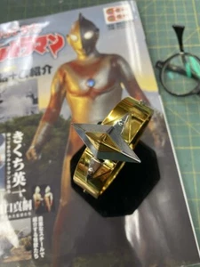 Return Of Ultraman Bracelet 1:1 Prop Dieast Metal Ultraman Jack Tsuburaya - Picture 1 of 11