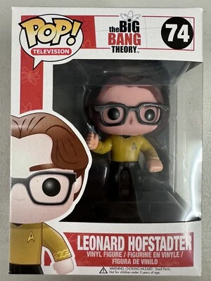 Leonard Hofstadter (Star Trek) 74 ~ Big Bang Theory ~ Funko Pop Vinyl + PROTECTR - Image 1 of 4