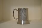 Stainless Steel Tankard Beer Stein Pewter Unicorn with Austrian Crystal Accents