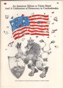 PROGRAMA TRIBUTO Vaclav Havel (Checoslovaquia) 1990 Ciudad de Nueva York - Imagen 1 de 4