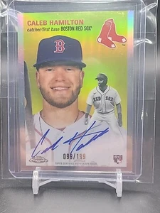 2023 Topps Chrome Platinum Rookie Auto Caleb Hamilton /199 Boston Red Sox - Picture 1 of 1