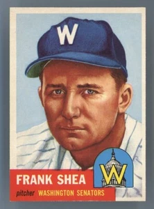 1953 Topps #164 Frank Shea NEAR MINT **BB-3165** - Picture 1 of 2