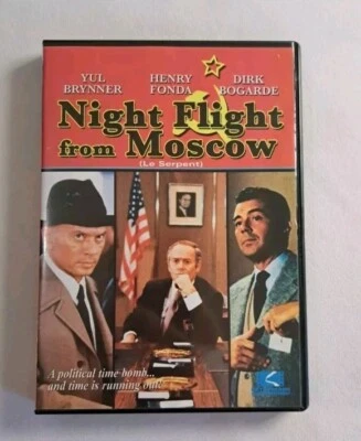 Night Flight From Moscow 1973 DVD Thriller Yul Brynner Henry Fonda R0 LLM1 - image 1 of 4