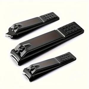 Stainless Steel Nail Clippers -Set of 3 For Manicure, Pedicure (T42) - Picture 1 of 6