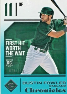 2018 Panini Chronicles Teal #23 Dustin Fowler /199 - Picture 1 of 2