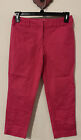 Liz Claiborne Women?S Size 8 Petite Pink Chino Style Capris! A1661