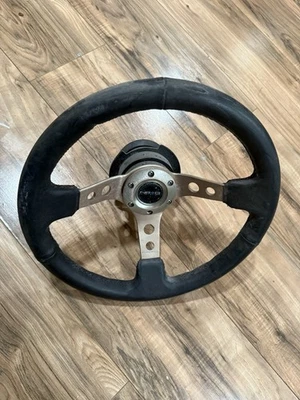 Volante de carreras NRG con liberación rápida salió de un vástago Frs leer descripción Foto 1 de 4