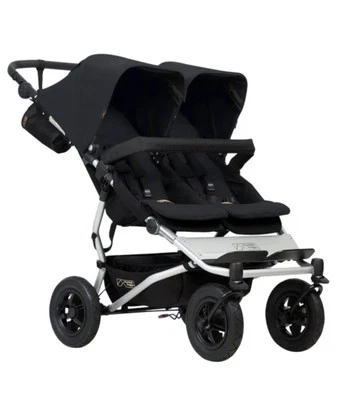 Mountain Buggy Duet Double Stroller V3.2. New In Box, Black - Image 1 of 4