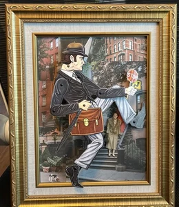 John Cleese - gerahmtes 3D Papier Ministerium der albernen Spaziergänge gerahmtes Bild - Bild 1 von 5