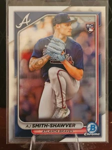 2024 Bowman Chrome - AJ Smith-Shawver #22 (RC) - Bild 1 von 2