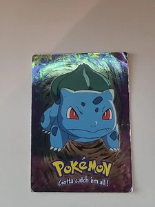 Bulbasaur #01 | TOPPS E1 de 12 | Holo Logo Negro | ***dañado*** - Imagen 1 de 20