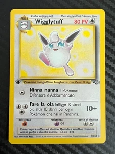 Wigglytuff 1st Edition 32/64 Italian Jungle Set US Seller LP - Picture 1 of 2