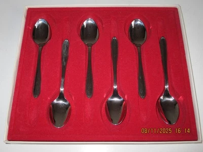 WMF INNSBRUCK BESTECK SET 6 STÜCK CROMARGAN ESPRESSOLÖFFEL EDELSTAHL POLIERT - Bild 1 von 3