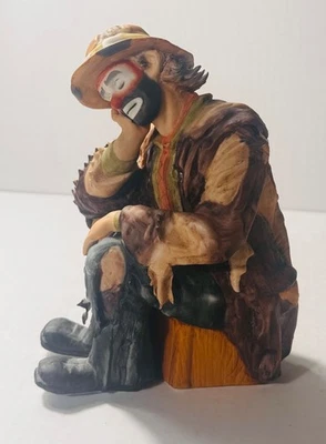 Emmett Kelly Porcelain Figurine Was Introduced In 1982 Collectors Item - Image 1 of 3