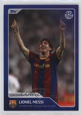 2022 Topps 30 Seasons UCL UEFA Champions League Lionel Messi #013 - Image 1 of 2