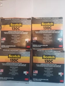 Scotch Linerless Rubber Splicing Tape (130C) 3/4 in. x 30 ft. 4 ROLLS - Picture 1 of 4