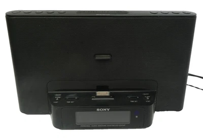 Sony iPod/iPhone Personal Audio Docking System Dream Machine ICF-CS15iP China - Image 1 of 4