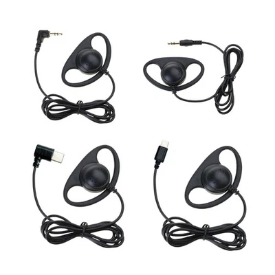 USB C/3.5mm Ear Hook Single-Side Earphones Single Side Corded Headsets Mono - Image 1 of 4