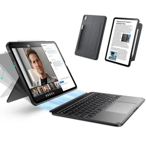 ESR IPad Pro 13" M4 2024 Tastatur Hülle Magnet Abnehmbar Trackpad Hintergrundbeleuchtung Grau - Bild 1 von 2