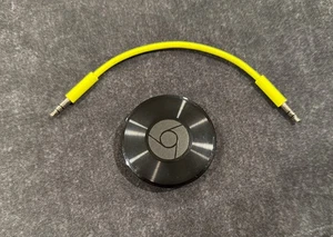 Google Chromecast Audio Media Streamer Nero RUX-J42 ~ Funziona benissimo! Spedizione veloce! - Foto 1 di 3