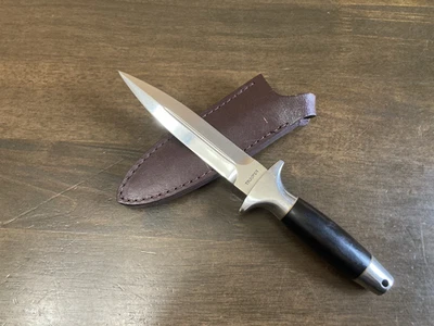 Kershaw Trooper Fixed Blade - 1007 - Discontinued - Aus 8 Steel - Leather Sheath - Image 1 of 4