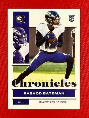 2021 Panini Chronicles Rashod Bateman #8 (RC) - Image 1 of 2
