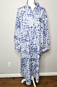 Marina Rinaldi Chemisier Dress Robe Dress Size 24 - NWT - Picture 1 of 10