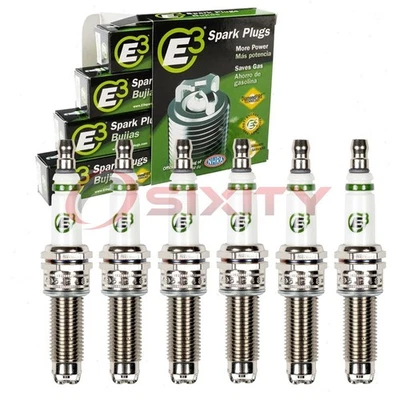 6 pc E3 Spark Plugs for 2012-2016 Hyundai Genesis 3.8L V6 Ignition Wire rp - Image 1 of 4