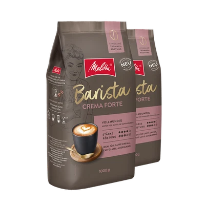 Melitta Barista Classic Crema Forte, Kaffee-Bohnen, für Vollautomaten, im Set - Bild 1 von 4
