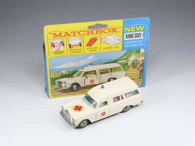 MATCHBOX - KING SIZE - K-6 - Mercedes Benz « Binz » Ambulance - En boite - Photo 1/4