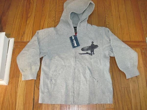 NWT 24 M Wes and Willy Boys Baby Hoodie Zip Up Surfing Sweatshirt Jacket NWT - Picture 1 of 4