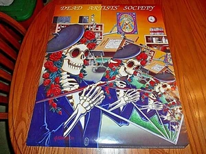 THE GRATEFUL DEAD DEAD ARTISTS SOCIETY 1991 VINTAGE WALL POSTER BY G. KROMAN - Picture 1 of 9
